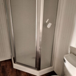 new shower installation